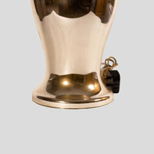 Load image into Gallery viewer, Pair of gold mirrored Chinese classic shape table lamps