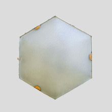 Load image into Gallery viewer, Pair of hexagonal shaped sconces by Stilnovo model 1183