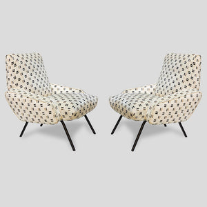 Pair of midcentury Italian armchairs