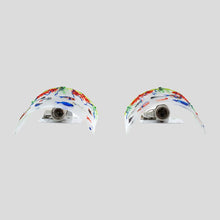 Load image into Gallery viewer, Pair of white colour Murano glass aquarium wall lights
