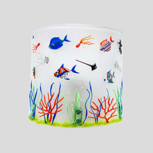 Load image into Gallery viewer, Pair of white colour Murano glass aquarium wall lights
