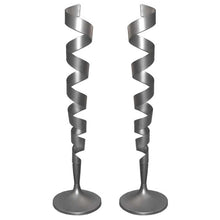 Load image into Gallery viewer, Pair of Spiral Modernist floor lamps