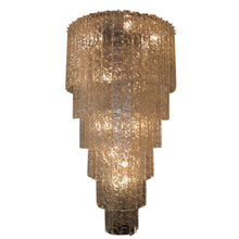 Load image into Gallery viewer, 1960s large ceiling light Piastre attributed to Venini
