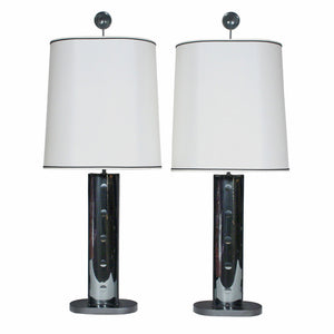 Pair Of Table Lamps By Roberto Giulio Rida