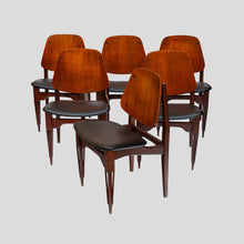 Load image into Gallery viewer, Set of 6 Fratelli Proserpio design chairs