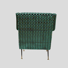 Load image into Gallery viewer, Single Italian Mid century armchair by Gigi Radice