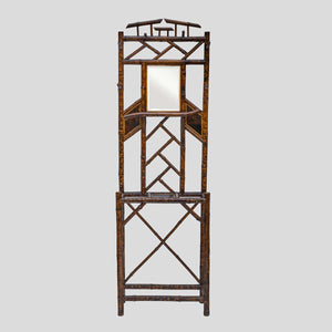 Vintage Liberty and Co Bamboo Standing Etagere Chinese style