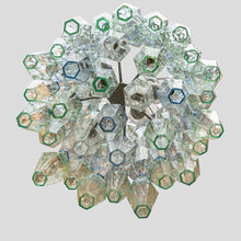 Load image into Gallery viewer, Vintage large drum Poliedri ceiling light