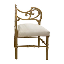 Load image into Gallery viewer, Pair of French Art Nouveau Gilt Wood Corner Chairs, 1900s