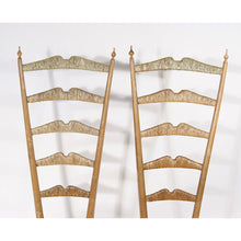 Load image into Gallery viewer, A pair of 1950s Elegant high back side chairs