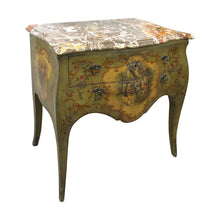 Load image into Gallery viewer, French Painted Chest of Drawers, 1920s, Neoclassical Style with Marble Top