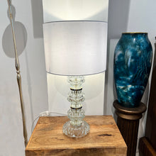 Load image into Gallery viewer, Pair of Sculptural Swedish Glass Table Lamps, 1970s