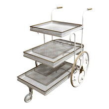 Load image into Gallery viewer, French Three-Tier Serving Trolley, Style of Mathieu Matégot, Circa 1950s