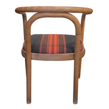 Load image into Gallery viewer, Vintage 1960s Occasional Chairs with Bentwood Frames and Striped Seats
