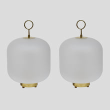 Load image into Gallery viewer, Pair of Bidone table lamps Midcentury style