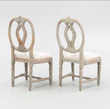 Load image into Gallery viewer, C18th century pair of Gustavian chairs