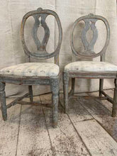 Load image into Gallery viewer, C18th century pair of Gustavian chairs