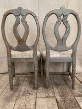 Load image into Gallery viewer, C18th century pair of Gustavian chairs