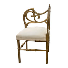 Load image into Gallery viewer, Pair of French Art Nouveau Gilt Wood Corner Chairs, 1900s