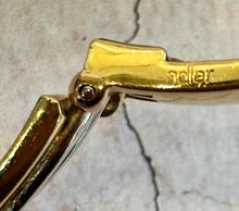 Load image into Gallery viewer, 18ct Gold natural diamond set earrings by Adler. 1980s