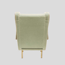 Load image into Gallery viewer, Velvet upholstered Marco Zanuso design Senior Chair
