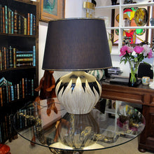 Load image into Gallery viewer, Pair of Italian Tulip-Shaped Ceramic Table Lamps, Circa 1970s
