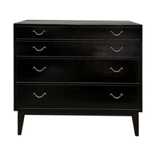 Load image into Gallery viewer, Scandinavian Chest of Drawers with Brass Handles, 1950s