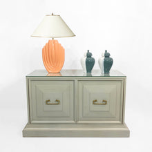 Load image into Gallery viewer, 1980s Salmon Pink Ceramic Table Lamp