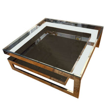 Load image into Gallery viewer, Large Coffee Table by Belgo Chrom, Belgium 1970s