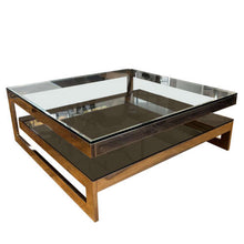 Load image into Gallery viewer, Large Coffee Table by Belgo Chrom, Belgium 1970s