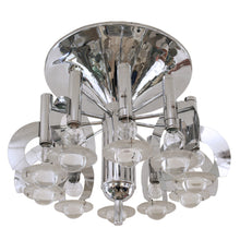 Load image into Gallery viewer, Flash mount ceiling light by Gaetano Sciolari, 1970s