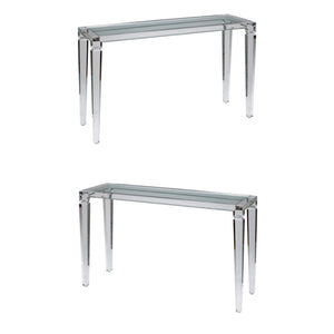 1970s Italian Perspex Console Table