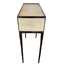 Load image into Gallery viewer, R&Y Augousti 'Melting Cosima' Console Table, Shagreen & Brass, 1990s