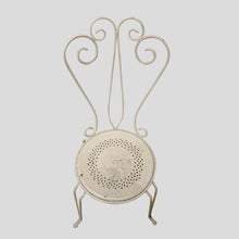 Load image into Gallery viewer, Set of 4 garden chairs and round table, French 1950s