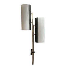 Load image into Gallery viewer, Black and white colour shade Stilnovo design wall sconce