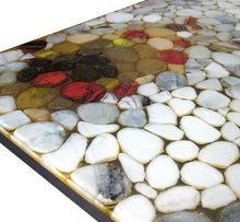 Load image into Gallery viewer, Scandinavian 1970s Coffee Table With Natural Stone and Acrylic Top
