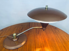 Load image into Gallery viewer, 1950s Art Speciality Co Flying Saucer Desk Lamp