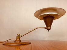 Load image into Gallery viewer, 1950s Art Speciality Co Flying Saucer Desk Lamp