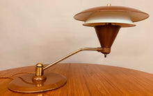 Load image into Gallery viewer, 1950s Art Speciality Co Flying Saucer Desk Lamp
