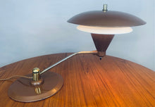 Load image into Gallery viewer, 1950s Art Speciality Co Flying Saucer Desk Lamp