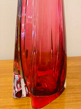 Load image into Gallery viewer, Tall 1950s Val St Lambert Pink Glass Table Lamp