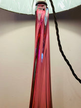 Load image into Gallery viewer, Tall 1950s Val St Lambert Pink Glass Table Lamp