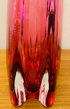 Load image into Gallery viewer, Tall 1950s Val St Lambert Pink Glass Table Lamp