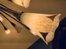 Load image into Gallery viewer, 1950s French Genet et Michon Chandelier with Cala Shades by Sevres