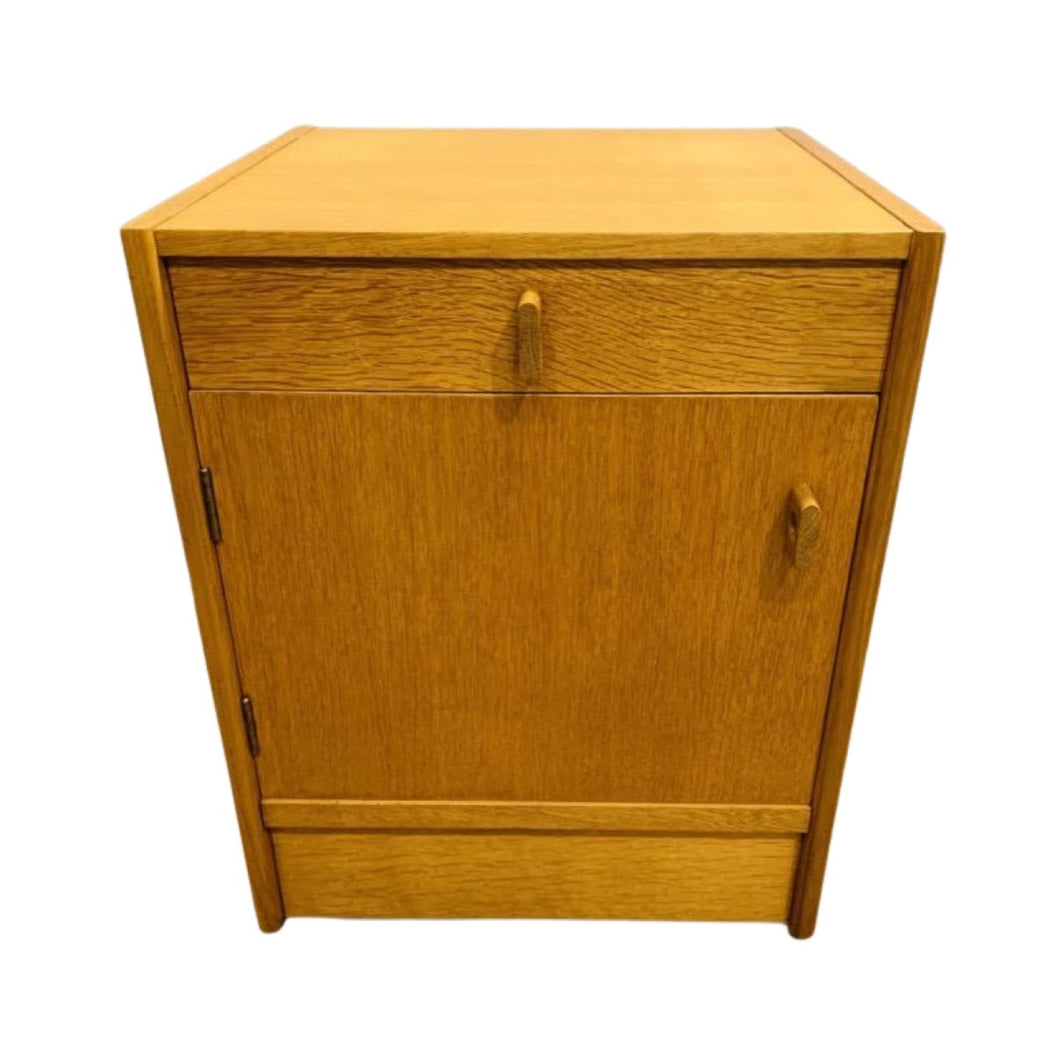 1950s Stag Furniture Oak 'Savanna Range' Bedside Table