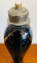 Load image into Gallery viewer, 1950s Val St Lambert Green Glass Hourglass Table Lamp