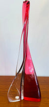 Load image into Gallery viewer, 1950s Val St Lambert Pink Twisted Tripod Table Lamp