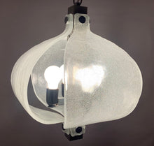 Load image into Gallery viewer, 1960s Kaiser Murano Glass and Chrome Ceiling Light