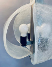 Load image into Gallery viewer, 1960s Kaiser Murano Glass and Chrome Ceiling Light