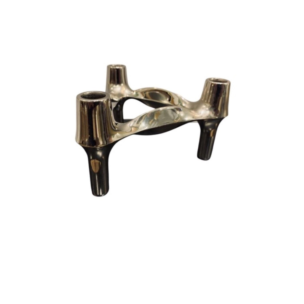 1960s Nagel BMF Chrome Modular Candle Holder
